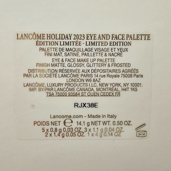 LANCOME Limited Edition Eyeshadow and Blush Makeup Palette with Mirror Combo Set - Picture 4 of 5